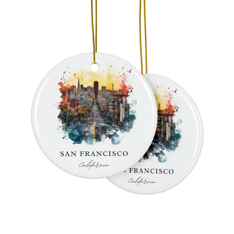 San Francisco Ornament: Unique San Fran Souvenir, San Fran Decor, and Authentic San Francisco Cali Gift