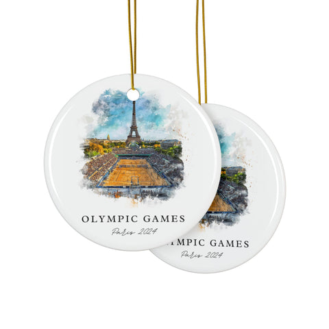 Paris Olympics Ornament: Unique Olympic Games Souvenir, 2024 Olympics Decor, and Authentic Paris Olympics Gift (1pc, 3pcs, 5pcs, 10pcs)