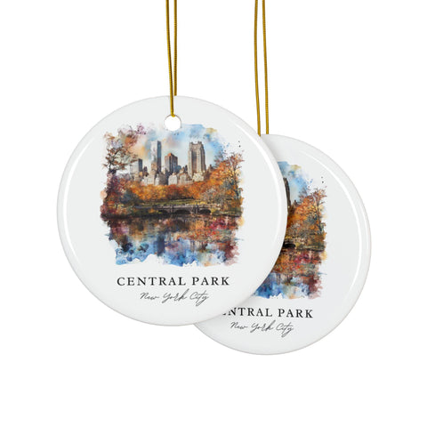 Central Park NYC Ornament: Unique Central Park Souvenir, Central Park Decor, and Central Park NYC Gift