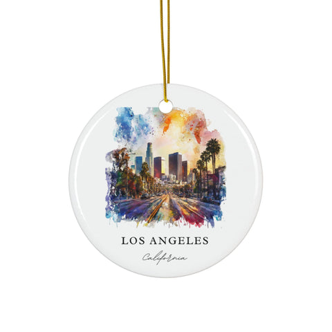 Los Angeles Ornament: Unique LAX Souvenir, Los Angeles Decor, and Authentic LA California Gift (1pc, 3pcs, 5pcs, 10pcs)