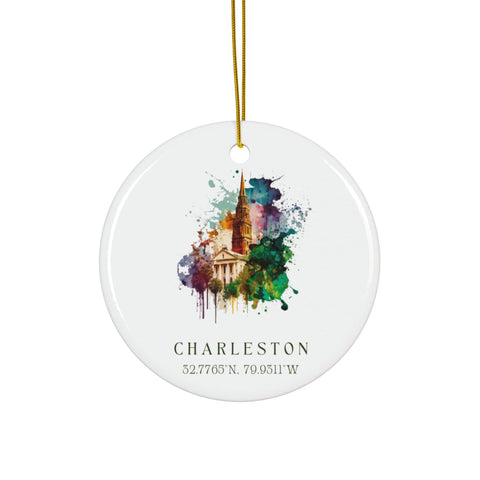 Charleston SC Ornament: Unique Charleston Souvenir, Charleston Decor, and Authentic Charleston SC Christmas Gift