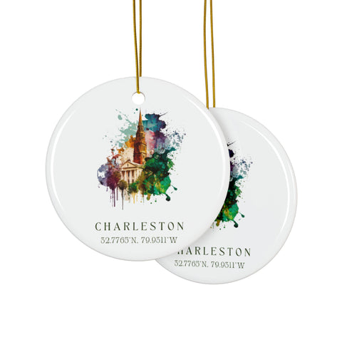 Charleston SC Ornament: Unique Charleston Souvenir, Charleston Decor, and Authentic Charleston SC Christmas Gift