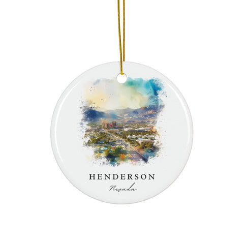 Henderson NV Ornament: Unique Henderson Souvenir, Henderson Decor, and Henderson Nevada Christmas Gift