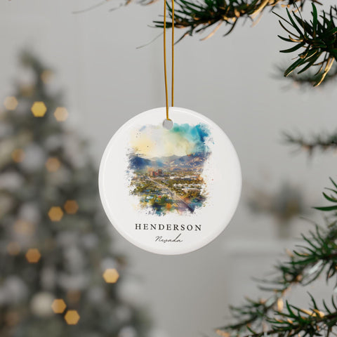 Henderson NV Ornament: Unique Henderson Souvenir, Henderson Decor, and Henderson Nevada Christmas Gift