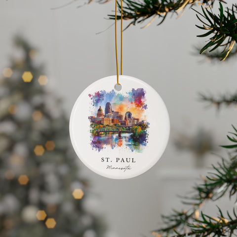 St Paul MN Ornament: Unique St Paul Souvenir, Saint Paul Decor, and Authentic St Paul MN Christmas Gift