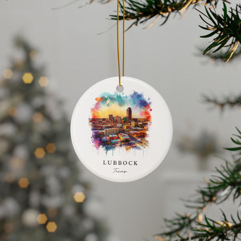 Lubbock TX Ornament: Unique Lubbock Souvenir, Lubbock Texas Decor, and Lubbock Texas Christmas Gift