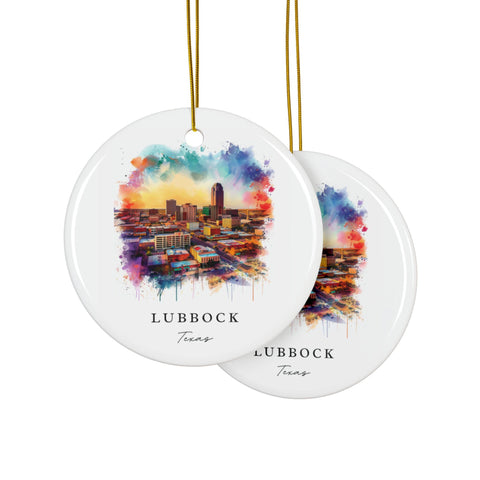 Lubbock TX Ornament: Unique Lubbock Souvenir, Lubbock Texas Decor, and Lubbock Texas Christmas Gift