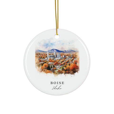 Boise Idaho Ornament: Boise ID Souvenir, Boise Idaho Decor, and Boise Idaho Christmas Gift (1pc, 3pcs, 5pcs, 10pcs)