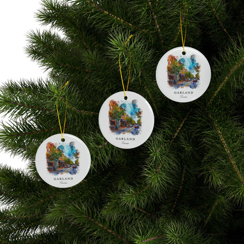 Garland Texas Ornament: Garland TX Souvenir, Garland Texas Decor, and Garland Texas Christmas Gift