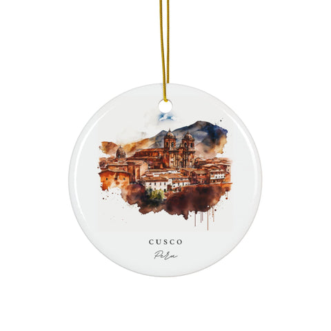 Cusco Peru Ornament: Unique Cusco Souvenir, Cusco Peru Decor, and Authentic Cusco Peru Gift