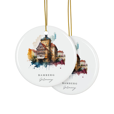 Bamberg Germany Ornament: Unique Bamberg Souvenir, Bamberg Decor, and Authentic Bamberg Germany Gift