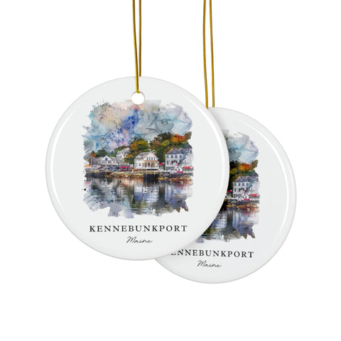 Kennebunkport ME Ornament: Unique Kennebunkport Souvenir, Kennebunkport Decor, and Kennebunkport Maine Gift (1pc, 3pcs, 5pcs, 10pcs)