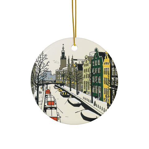 Amsterdam Ornament: Unique Amsterdam Souvenir, Amsterdam Decor, and Authentic Amsterdam Netherlands Gift