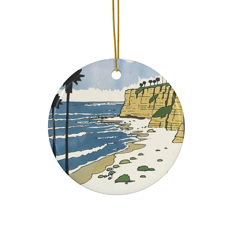 La Jolla Ornament: Unique La Jolla Souvenir, La Jolla CA Decor, and Authentic La Jolla California Gift (1pc, 3pcs, 5pcs, 10pcs)