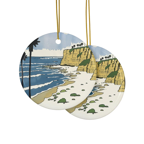 La Jolla Ornament: Unique La Jolla Souvenir, La Jolla CA Decor, and Authentic La Jolla California Gift (1pc, 3pcs, 5pcs, 10pcs)