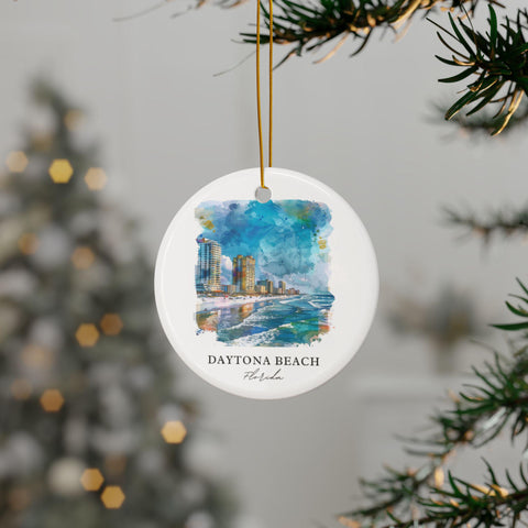 Daytona Beach FL Ornament: Unique Daytona Beach Souvenir, Daytona Beach Decor, and Authentic Daytona Beach Gift