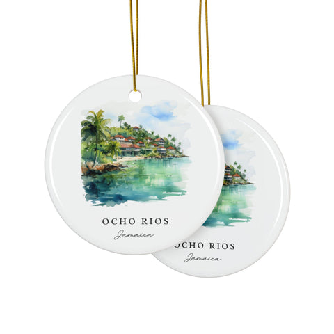 Ocho Rios Jamaica Ornament: Unique Ocho Rios Souvenir, Ocho Rios Decor, and Authentic Jamaican Gift