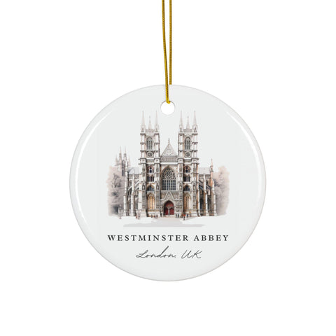 Westminster Abbey Ornament: Westminster Abbey Souvenir, London Decor, and Authentic London England Gift (1pc, 3pcs, 5pcs, 10pcs)