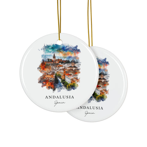 Andalusia Spain Ornament: Unique Andalusia Souvenir, Andalusia Decor, and Authentic Andalusia Spain Gift