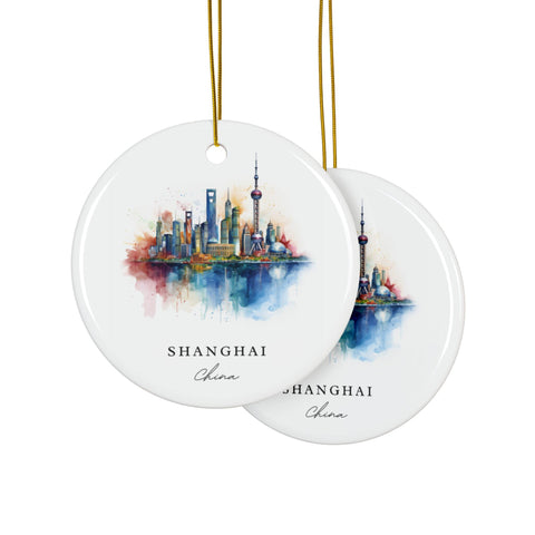 Shanghai China Ornament: Unique Shanghai Souvenir, Shanghai China Decor, and Authentic Shanghai Gift