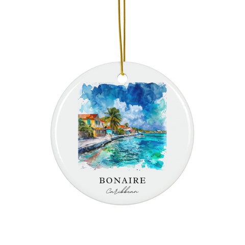 Bonaire Caribbean Ornament: Unique Bonaire Souvenir, Bonaire Decor, and Authentic Bonaire Island Gift