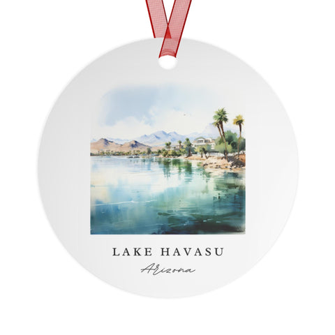 Lake Havasu AZ Ornament: Unique Lake Havasu Souvenir, Lake Havasu Xmas Decor, and Authentic Lake Havasu Gift (1pc, 3pcs, 5pcs, 10pcs)