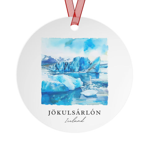 Jokulsarlon Ornament: Unique Jokulsarlon Souvenir, Iceland Xmas Decor, and Authentic Iceland Gift (1pc, 3pcs, 5pcs, 10pcs)