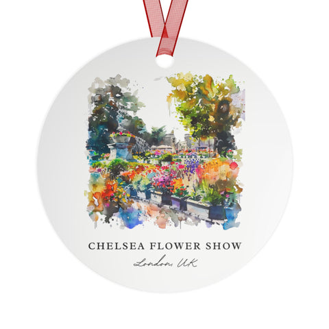 Chelsea Flower Show Ornament: Unique London Souvenir, London UK Xmas Decor, and Authentic Chelsea Flower Show Gift (1pc, 3pcs, 5pcs, 10pcs)