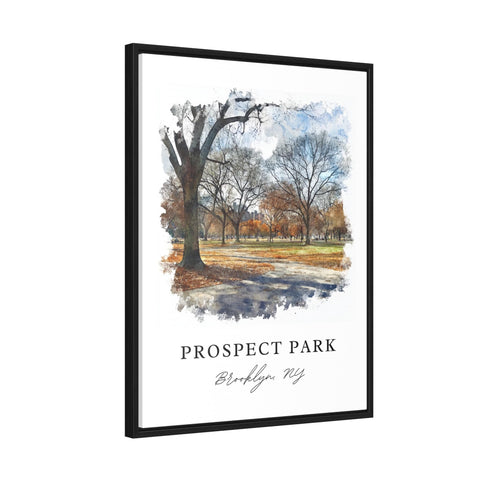 Prospect Park Brooklyn Art, Prospect Park Print, Brooklyn Watercolor Art, Prospect Park Gift, Travel Print, Travel Poster, Housewarming Gift