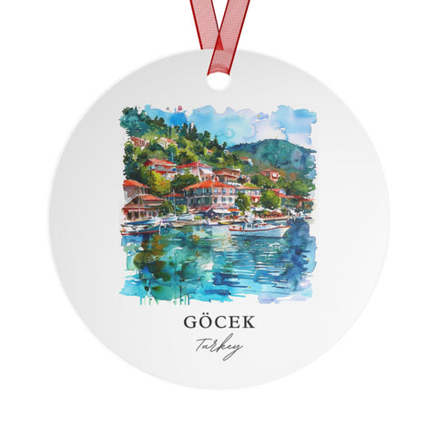 Gocek Turkey Ornament: Unique Gocek Souvenir, Gocek Turkey Xmas Decor, and Authentic Gocek Gift (1pc, 3pcs, 5pcs, 10pcs)