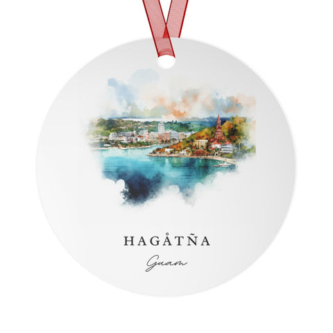 Hagatna Guam Ornament: Unique Hagatna Souvenir, Hagatna Xmas Decor, and Authentic Guam Christmas Gift (1pc, 3pcs, 5pcs, 10pcs)