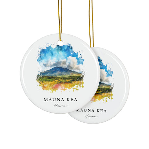 Mauna Kea Hawaii Ornament: Unique Mauna Kea Souvenir, Mauna Kea Decor, and Authentic Mauna Kea HI Gift