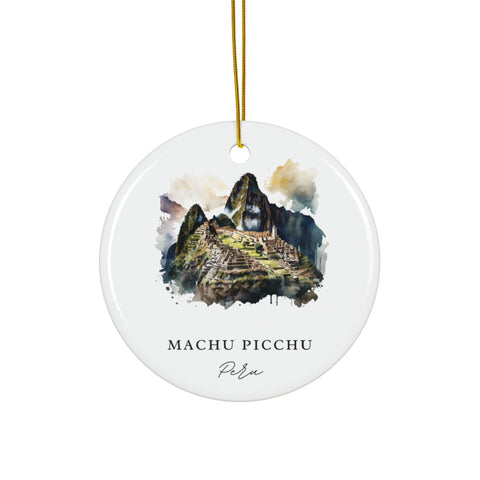 Machu Picchu Ornament: Machu Picchu Souvenir, Machu Picchu Decor, and Authentic Machu Picchu Xmas Gift