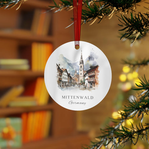 Mittenwald Germany Ornament: Unique Mittenwald Souvenir, Mittenwald Xmas Decor, and Authentic Mittenwald Gift (1pc, 3pcs, 5pcs, 10pcs)