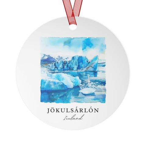 Jokulsarlon Ornament: Unique Jokulsarlon Souvenir, Iceland Xmas Decor, and Authentic Iceland Gift (1pc, 3pcs, 5pcs, 10pcs)