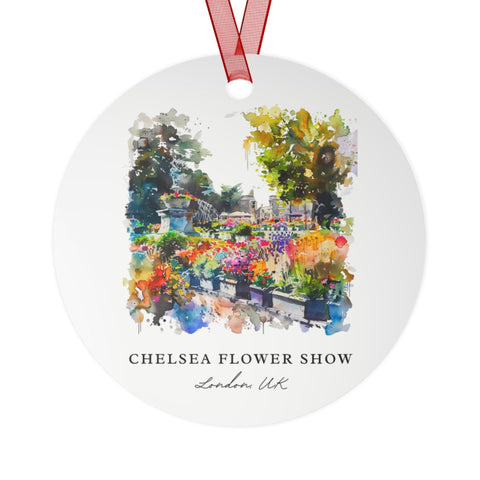 Chelsea Flower Show Ornament: Unique London Souvenir, London UK Xmas Decor, and Authentic Chelsea Flower Show Gift (1pc, 3pcs, 5pcs, 10pcs)