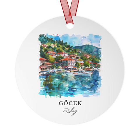 Gocek Turkey Ornament: Unique Gocek Souvenir, Gocek Turkey Xmas Decor, and Authentic Gocek Gift (1pc, 3pcs, 5pcs, 10pcs)