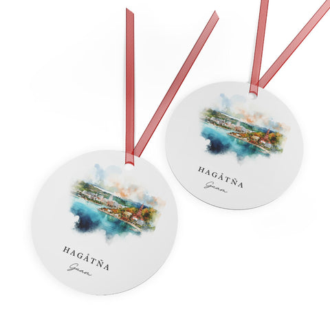 Hagatna Guam Ornament: Unique Hagatna Souvenir, Hagatna Xmas Decor, and Authentic Guam Christmas Gift (1pc, 3pcs, 5pcs, 10pcs)