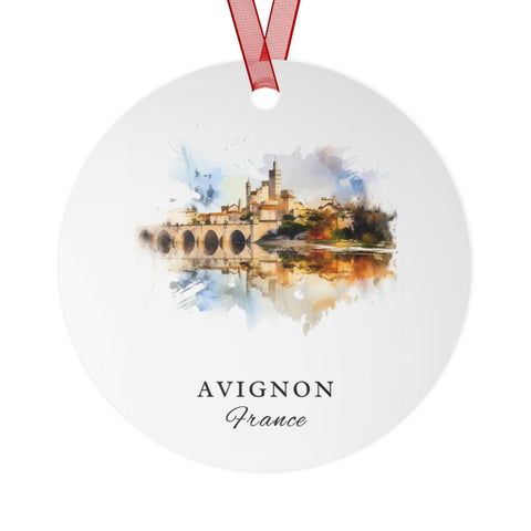 Avignon France Ornament: Unique Avignon Souvenir, Avignon Xmas Decor, and Authentic Avignon FR Gift (1pc, 3pcs, 5pcs, 10pcs)