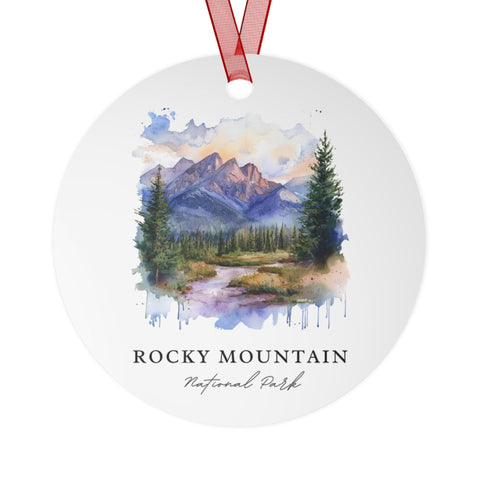 Rocky Mountains Ornament: Unique Souvenir, Rocky Mountains Park Xmas Decor, and Authentic Colorado Gift (1pc, 3pcs, 5pcs, 10pcs)