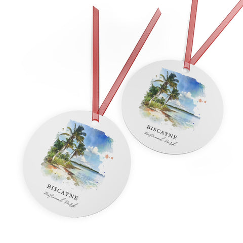 Biscaye Florida Ornament: Unique Biscaye Souvenir, Biscaye Florida Xmas Decor, and Authentic Florida Gift (1pc, 3pcs, 5pcs, 10pcs)