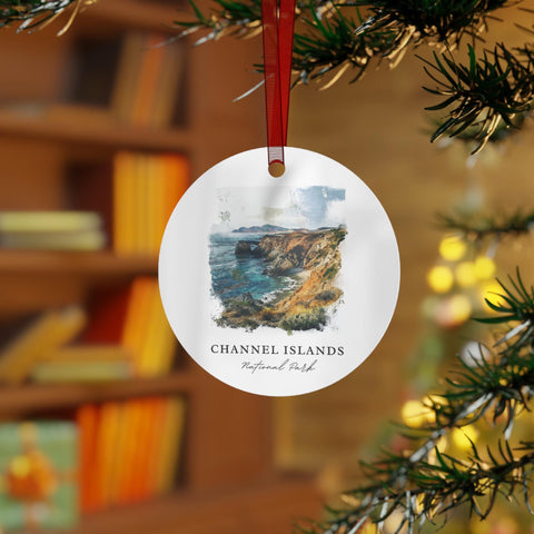 Channel Islands Cali Ornament: Unique Santa Barbara Souvenir, Channel Islands Xmas Decor, and Authentic UCSB Gift (1pc, 3pcs, 5pcs, 10pcs)