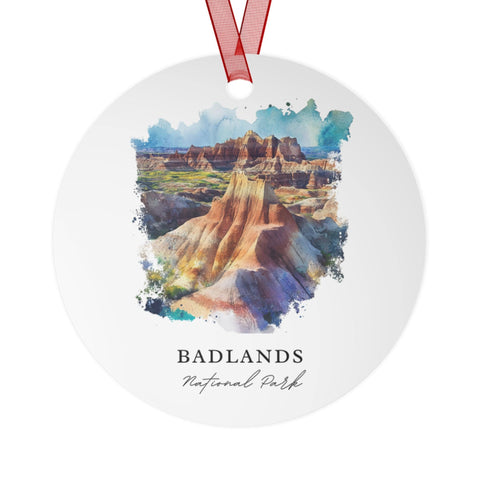 Badlands Ornament: Unique Badlands Souvenir, Badlands Xmas Decor, and Authentic Badlands South Dakota Gift (1pc, 3pcs, 5pcs, 10pcs)