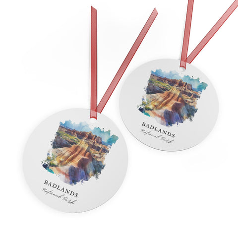 Badlands Ornament: Unique Badlands Souvenir, Badlands Xmas Decor, and Authentic Badlands South Dakota Gift (1pc, 3pcs, 5pcs, 10pcs)