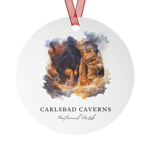 Carlsbad Caverns Ornament: Carlsbad Caverns Park Souvenir, Carlsbad NM Xmas Decor, and Authentic Eddy County Gift (1pc, 3pcs, 5pcs, 10pcs)