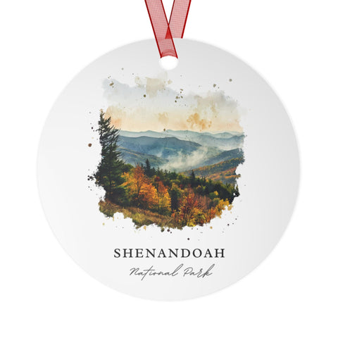 Shenandoah Ornament: Unique Shenandoah Valley Souvenir, Shenandoah Xmas Decor, and Authentic West Virginia Gift (1pc, 3pcs, 5pcs, 10pcs)