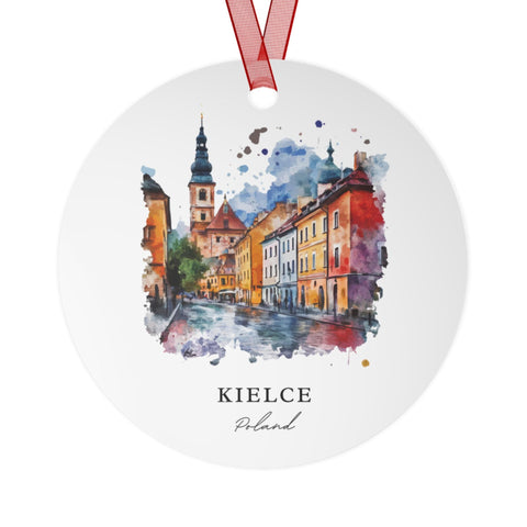 Kielce Poland Ornament: Unique Kielce Souvenir, Kielce Xmas Decor, and Authentic Polish Gift (1pc, 3pcs, 5pcs, 10pcs)