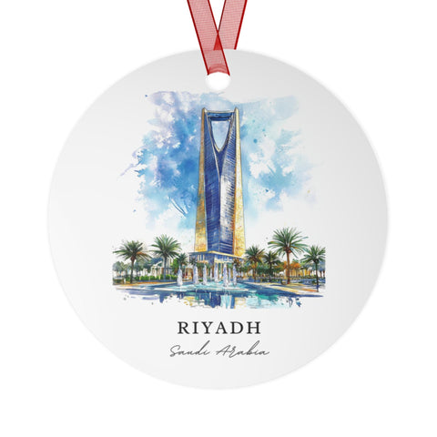 Riyadh Ornament: Unique Riyadh Souvenir, Saudi Arabia Xmas Decor, and Authentic Kingdom Centre Riyadh Gift (1pc, 3pcs, 5pcs, 10pcs)