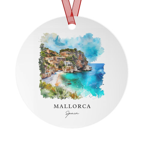 Mallorca Spain Ornament: Unique Mallorca Souvenir, Mallorca Xmas Decor, and Authentic Mallorca Espana Gift (1pc, 3pcs, 5pcs, 10pcs)