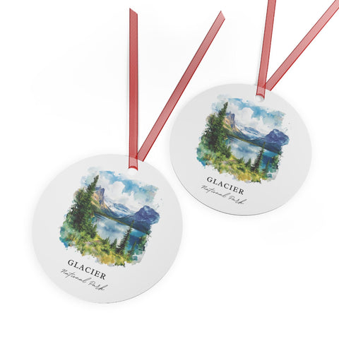 Glacier National Park Ornament: Unique Glacier Park Souvenir, Glacier Park Xmas, and Authentic Montana Rockies Gift (1pc, 3pcs, 5pcs, 10pcs)